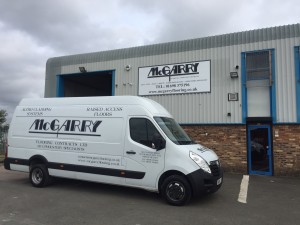 McGarry flooring van